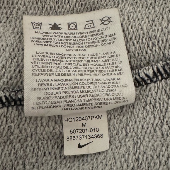 Nike Men’s Vintage 90s The Athletic Dept. Gray Crewneck Sweatshirt Size Medium - Picture 7 of 9